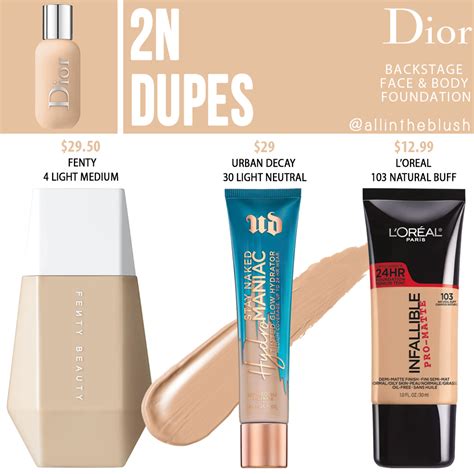 dior sideral 2 dupe|dior 2n foundation dupe.